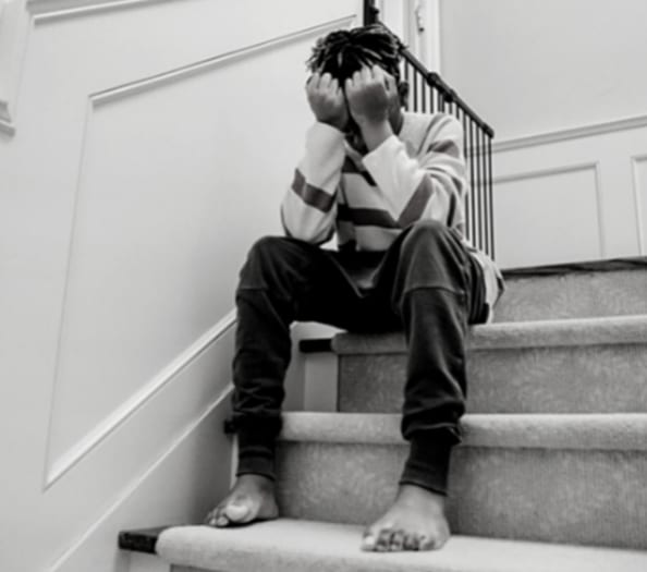 kid struggling with addiction